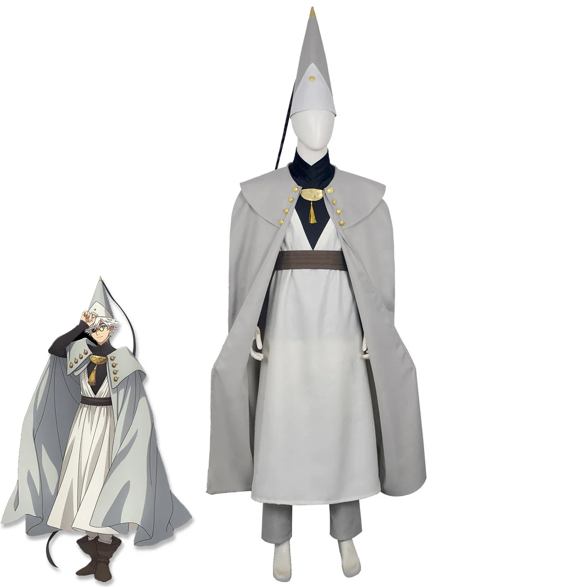 

Witch Hat Atelier‌ Kifuri‌ Magician Cosplay Costumes Anime Character Halloween Masquerade Performance Clothing for Adult