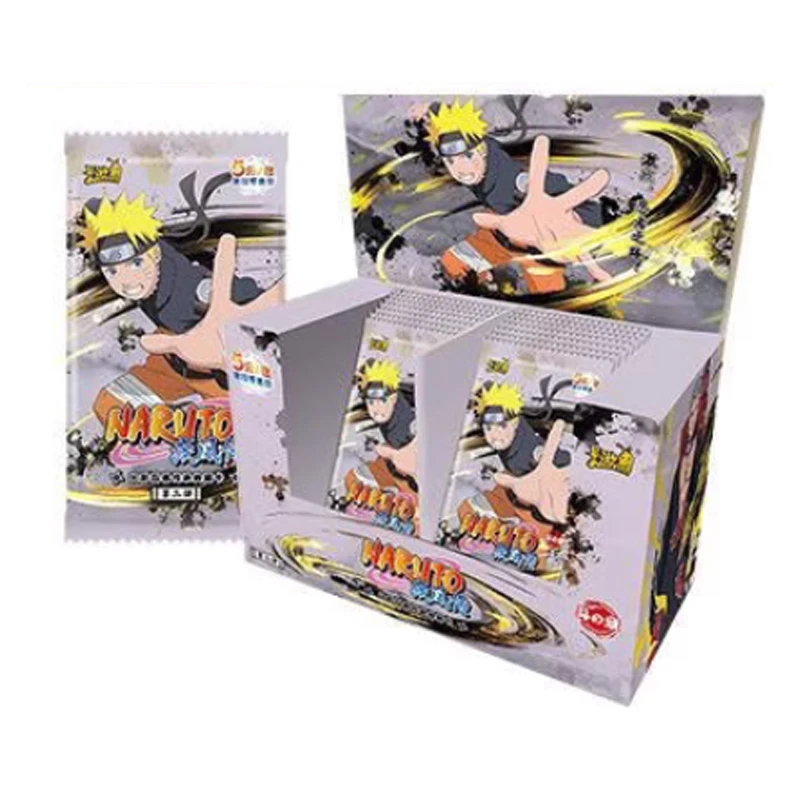 KAYOU Echte NARUTO Card Fight Chapter Volledige serie kaartspelcollectiekaart Cartoon kinderspeelgoed rondom vakantiecadeaus.