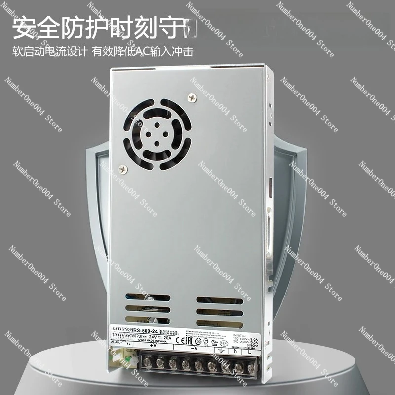 

LRS-500 24V 20A 15V 36V 48V Switching Power Supply 220V to DC 12V 40A Motor Drive