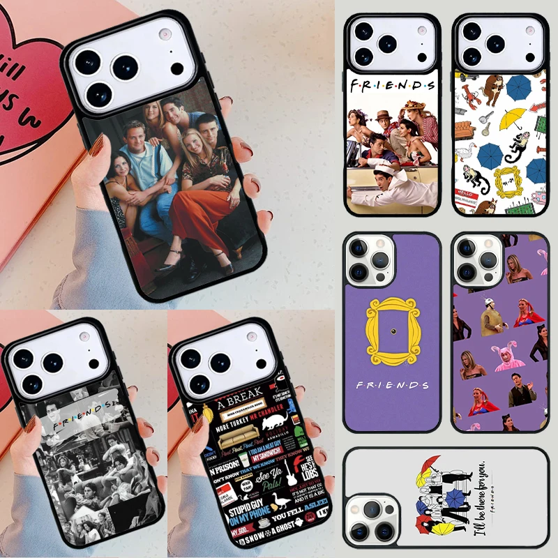 Friends TV Show print Phone Case For Apple iPhone 17 Air 16E 15 14 Plus 13 12 11 Pro Max Mini Funda Cover