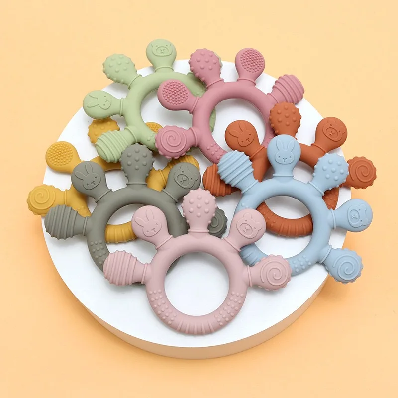 Силиконовая зубная паста для детских ладоней, браслет для шлифовки зубов, успокаивающий клей для кусания, против укусов пищевых продуктов, против еды, для рук