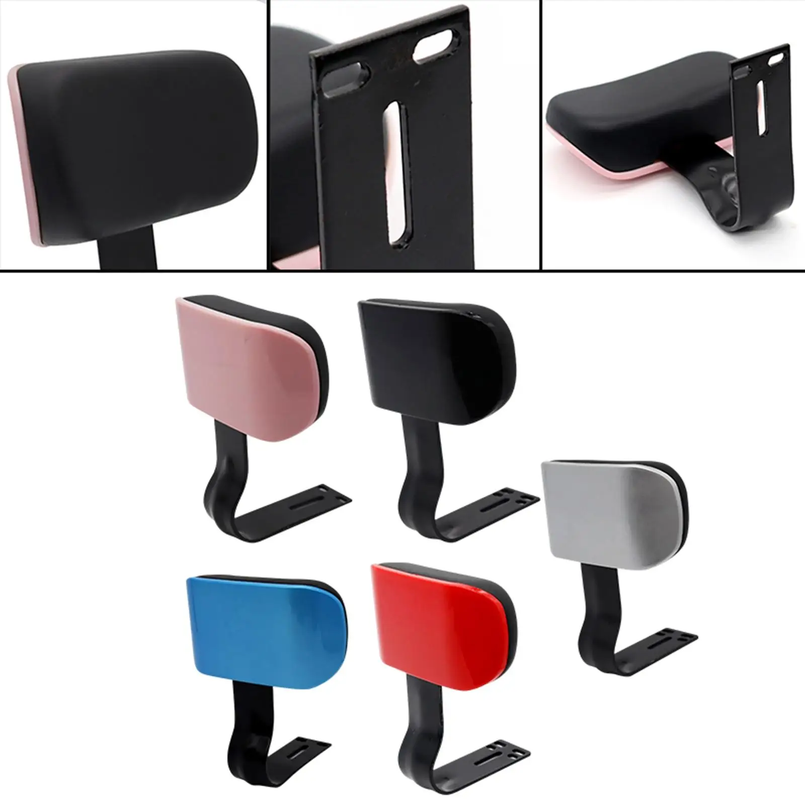 Universal Electric Backrest Passenger Backrest Cushion Pad Rainproof Soft Fits for Motorcycle Electric Bike Back Support