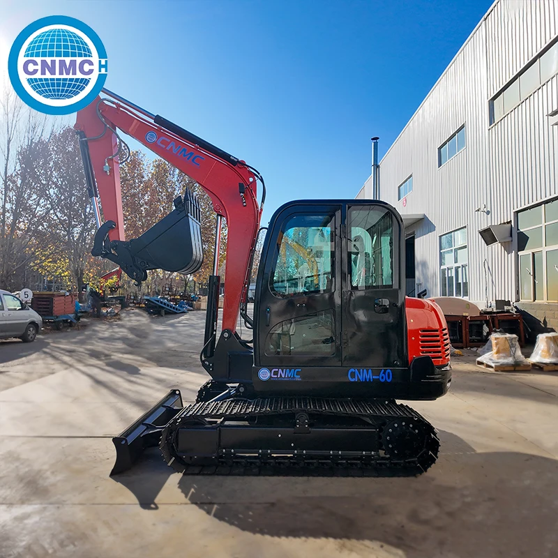 CNM-60 Tracked Excavator Digger 6 Ton High Power Backhoe Excavator CE EPA Certified Hydraulic System Construction Site Use