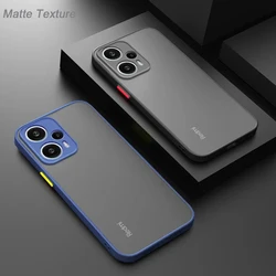 New Matte Armor Case for Xiaomi Note 12 Turbo 13 11 10 Pro Plus 5G Shockproof Bumper Phone Cover on Redmi 12 12C 4G Cover