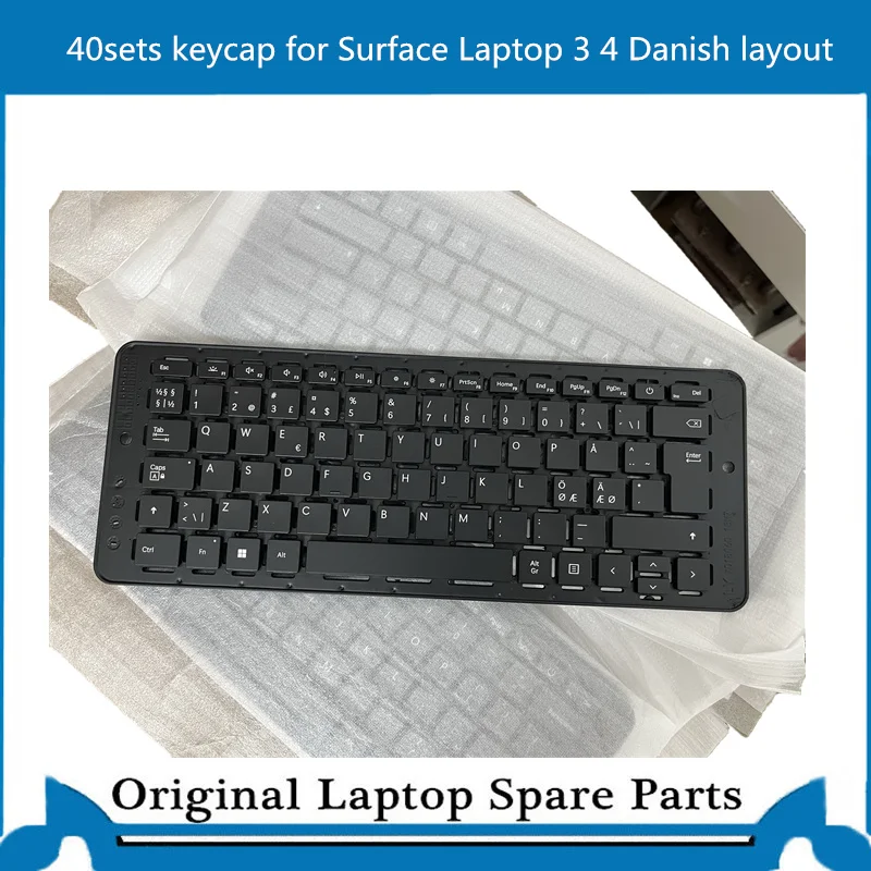

1 комплект колпачков для клавиатуры для ноутбука Surface 3, 4, 5, колпачок для клавиш, датская нормальная раскладка