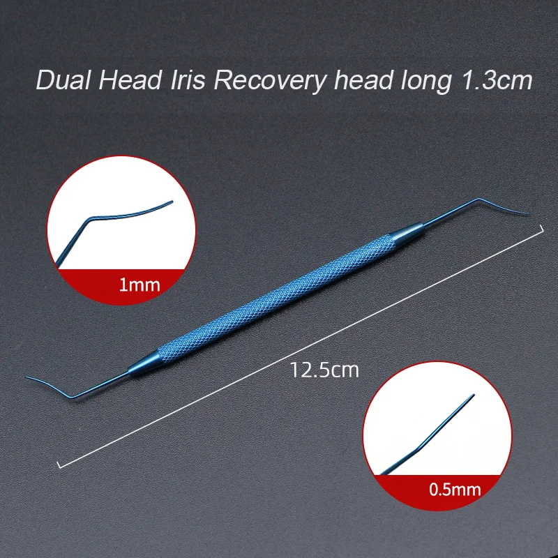 Офтальмологические микроинструменты с одной головкой и двойной головкой из нержавеющей стали хирургические инструменты титановые Линзы радужной оболочки