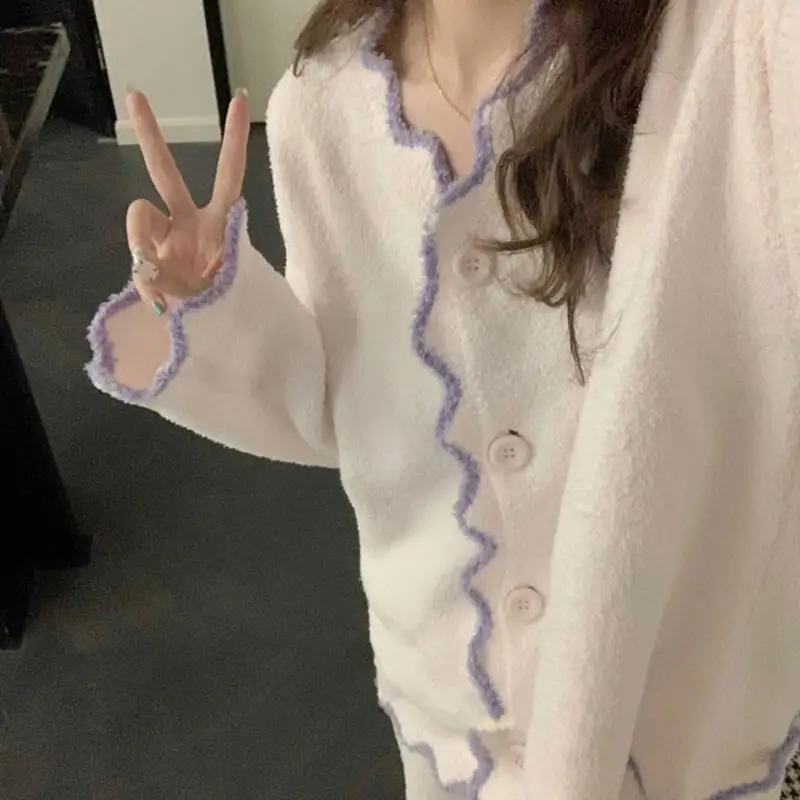 ملابس نسائية بيجامات شتوية سميكة تحافظ على الدفء منتج جديد في المنزل في الهواء الطلق بدلة نوم مريحة للتهوية