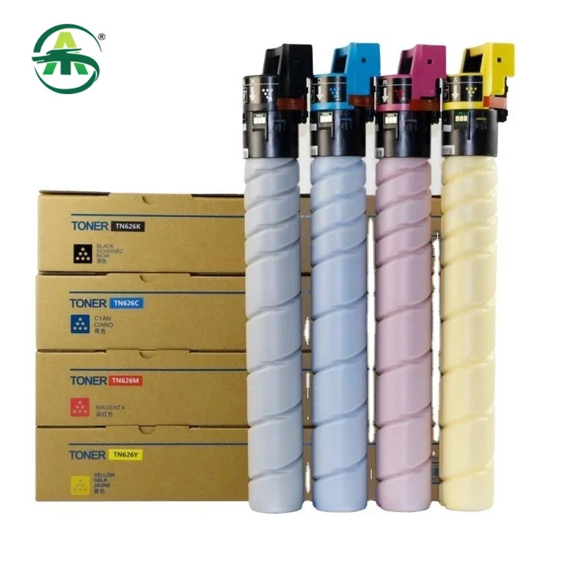 TN626 Copier Toner Cartridge Compatible for Konica Minolta Bizhub C450 C550i C650i Copier Refill Cartridges Supplies Spare Parts