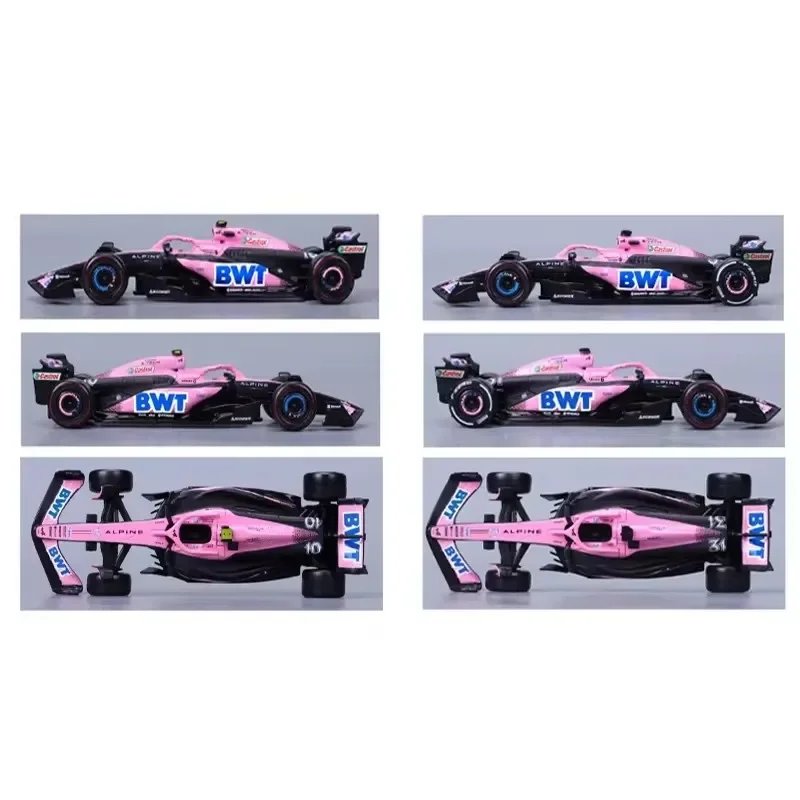 New Product In Stock 2024 Bburago F1 1:43 Bwt Alpine Team A523 Bahrain Version Alloy Miniature Diecast Model Christmas Toys Gift