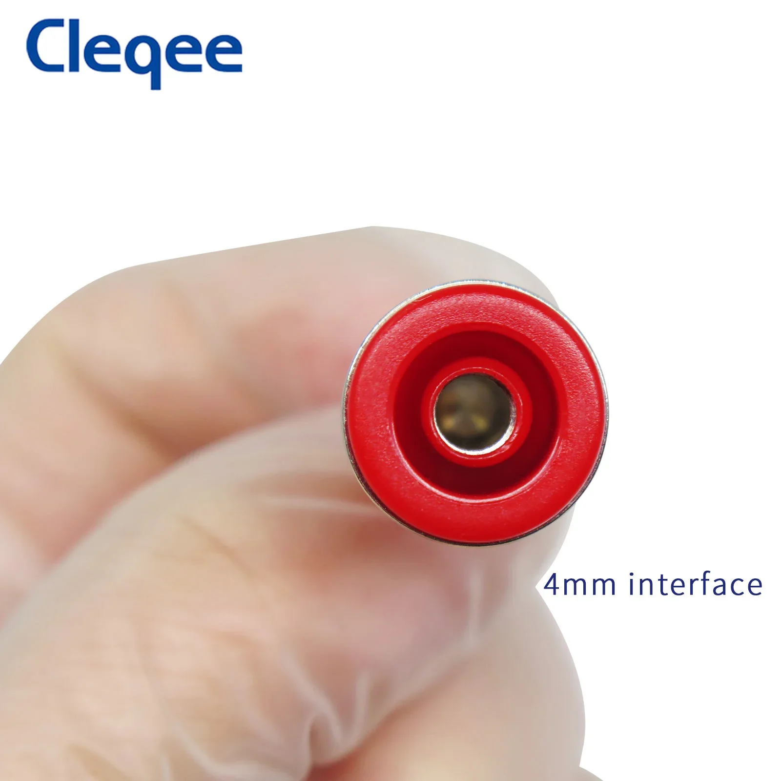 Cleqee P3007 10pcs/set 5 Color 4mm Banana Socket Binding Post Nickel Plated Copper Nut Banana Plug Jack