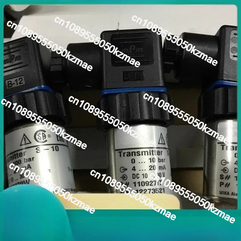 Original WIKA Pressure Sensor S-10 S-11 4-20mA Output Gauge Pressure 0-10bar 0-400bar IP65 Plug Connection Fast Shipping