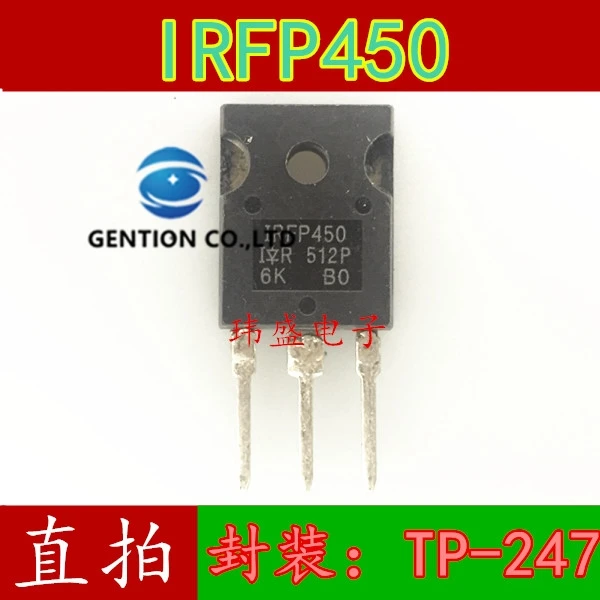 

10PCS IRFP450 MOS field effect tube IRFP450PBF 14 a 500 v TP-247 in stock 100% new and original
