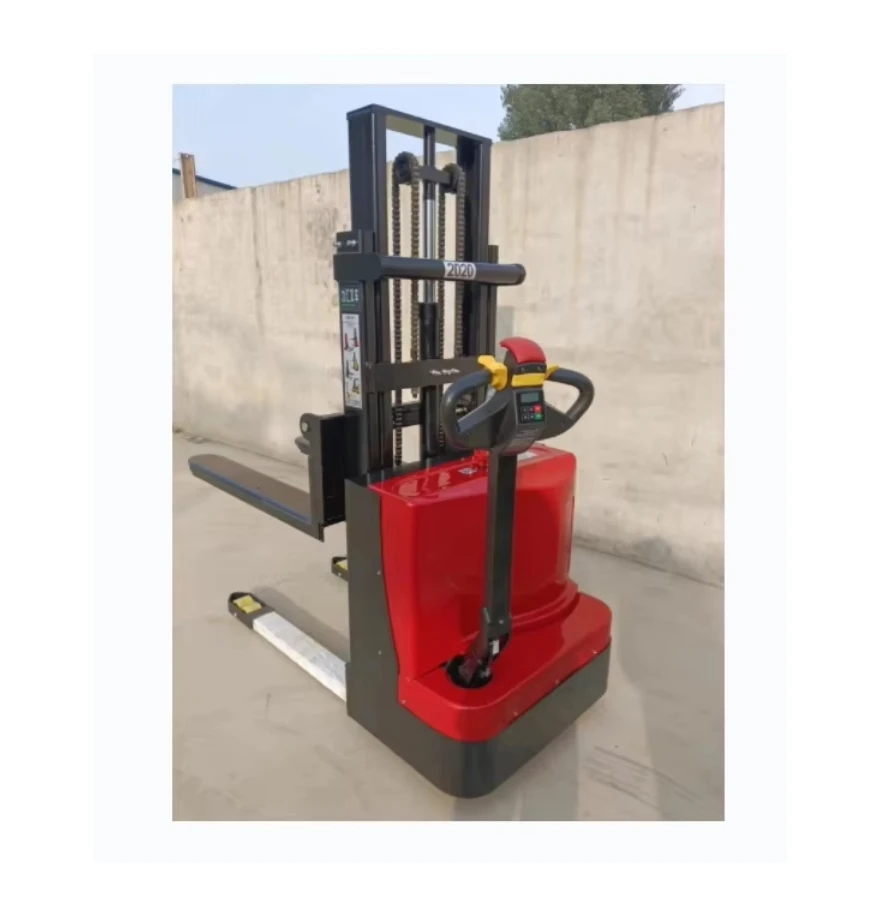 

High Quality 2ton 2m Lifting Height 2t 3m 2mwalkie Electric Pallet Stacker Portable Forklift