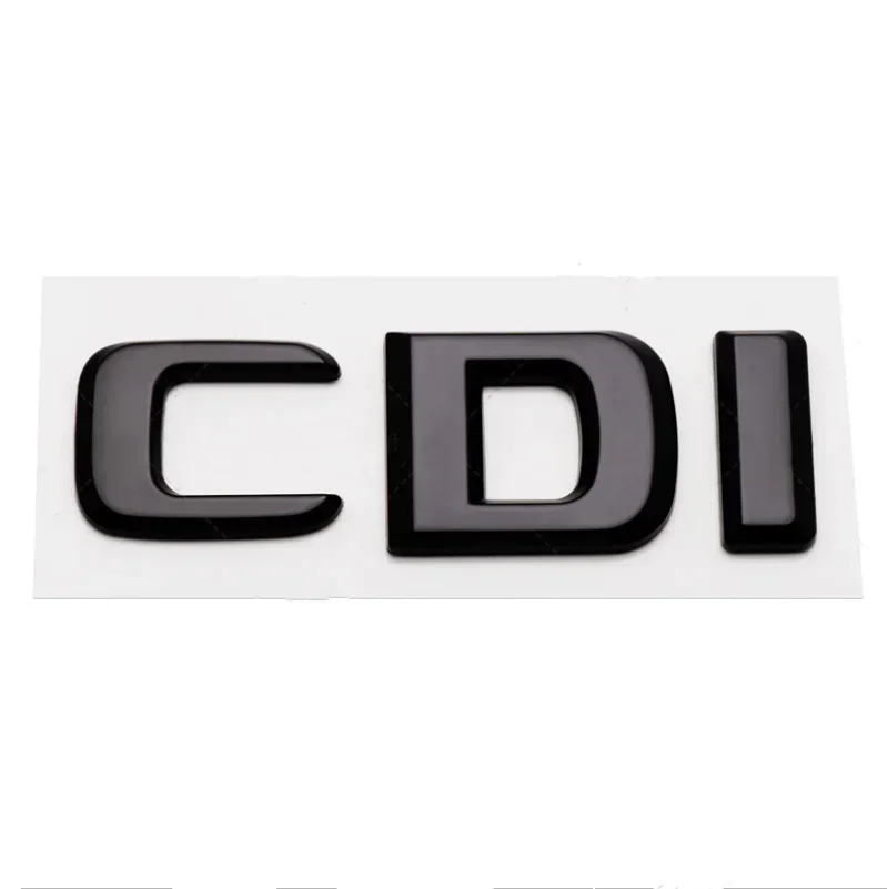 3D ABS Chrome Letters Car Styling Rear Trunk Badge CDI Emblem Logo For Mercedes E270 E280 S400 E220 ML320 GLK220 Car Accessories