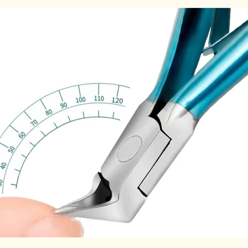 Cuticle Pliers Stainless steel Nail Clippers For Thick or Ingrown Nails professional Cutter Nipper Tools image 2
