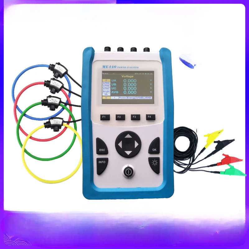 

Handheld Roche coil power quality analyzer ME440