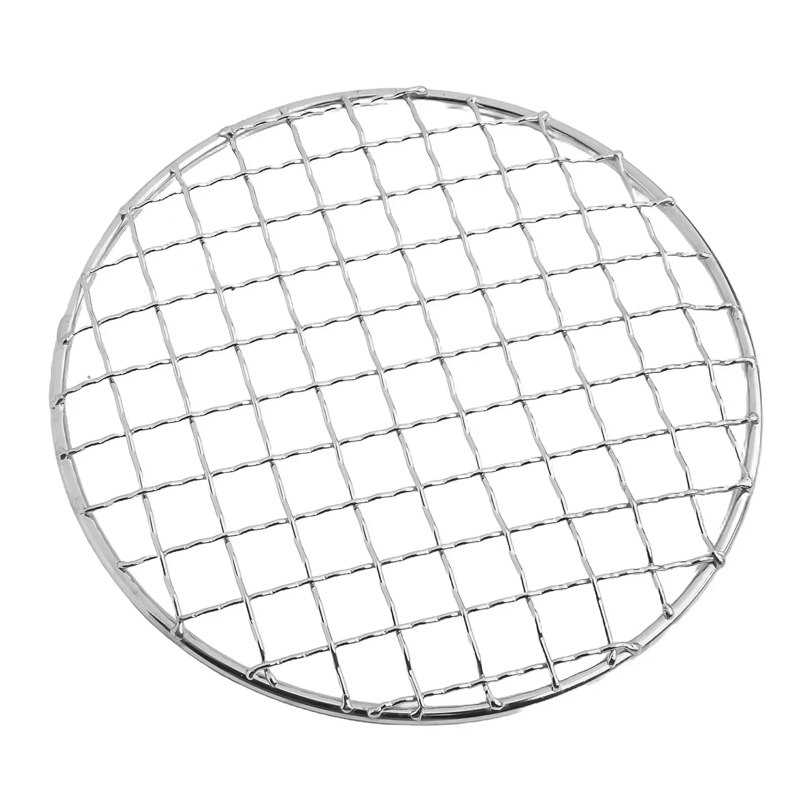 Baking Tray BBQ Grid Mesh Net Polishing S Tray Heating Very Suitable For Outdoor Camping Barbecue And Home Use