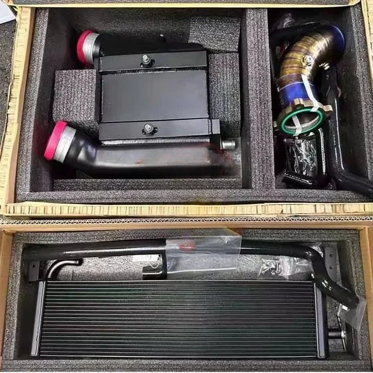 Enhanced Aluminum Intercooler Cooling Kit for Audi B9/B9.5 RS4/RS5 - Performance Boost Auto Part