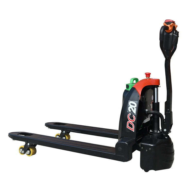 

Walking lithium battery electric truck hydraulic forklift