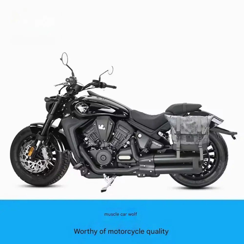 【Precise Fit】Benda Dark Flag 500 motorcycle retro side bag side packaging helmet half helmet full helmet quick release side bag