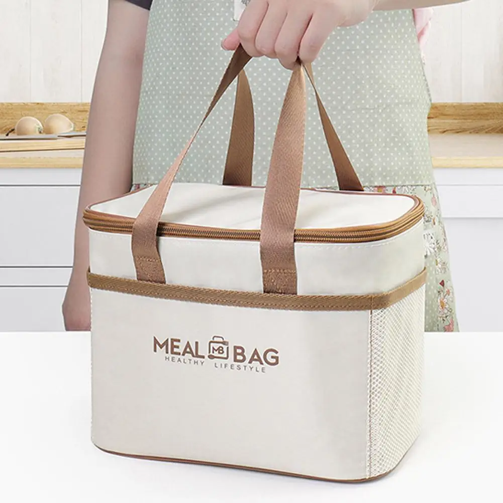 Large Capacity Camping Picnic Insulated Cooler Bag Cooler Box Travel Lunch Ice Thermal Food Lunch Bag
