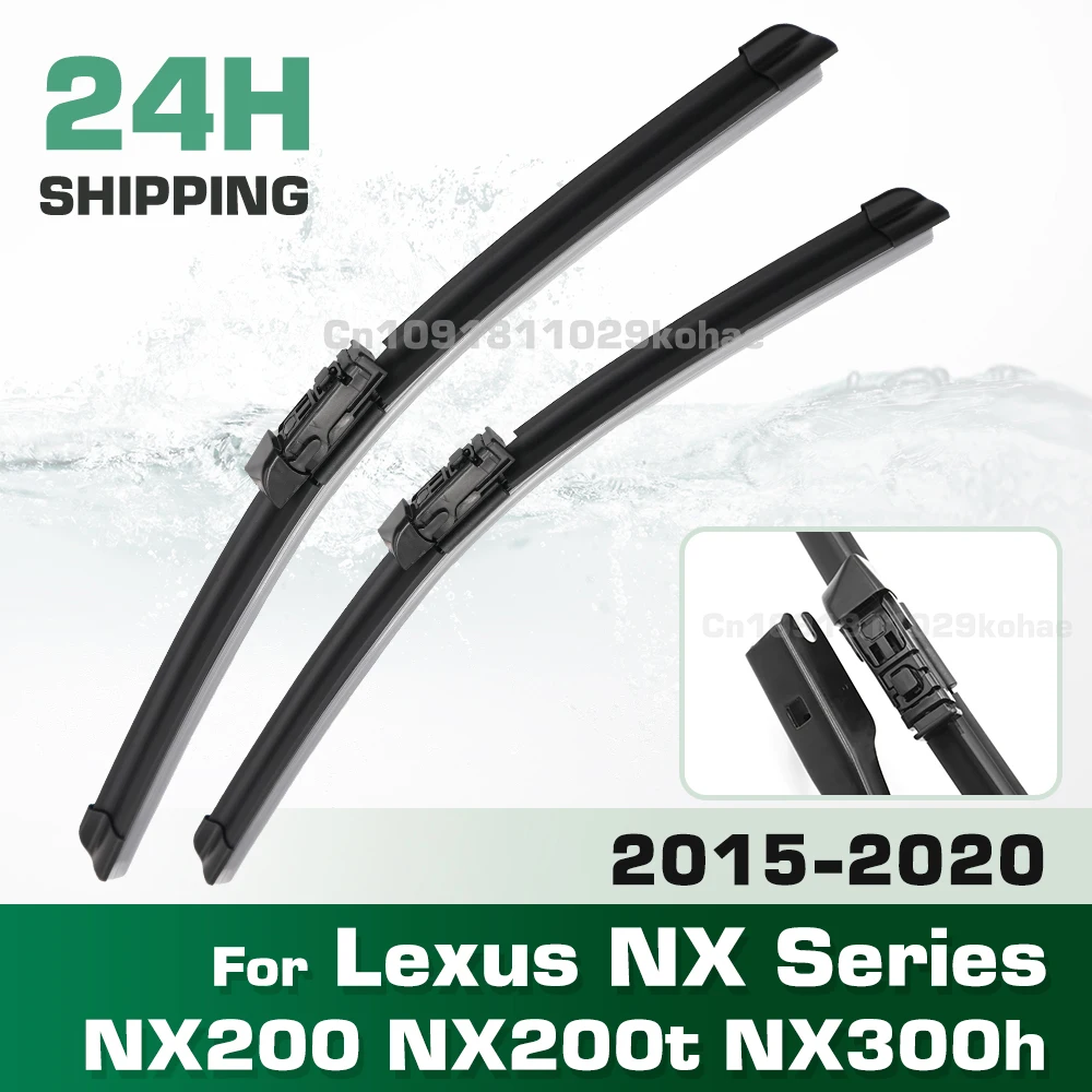 GREATROAD Wiper LHD&RHD Front Wiper Blades Set For Lexus NX 200 NX200 NX200t NX300h 2015 - 2020 Windshield Windscreen 26