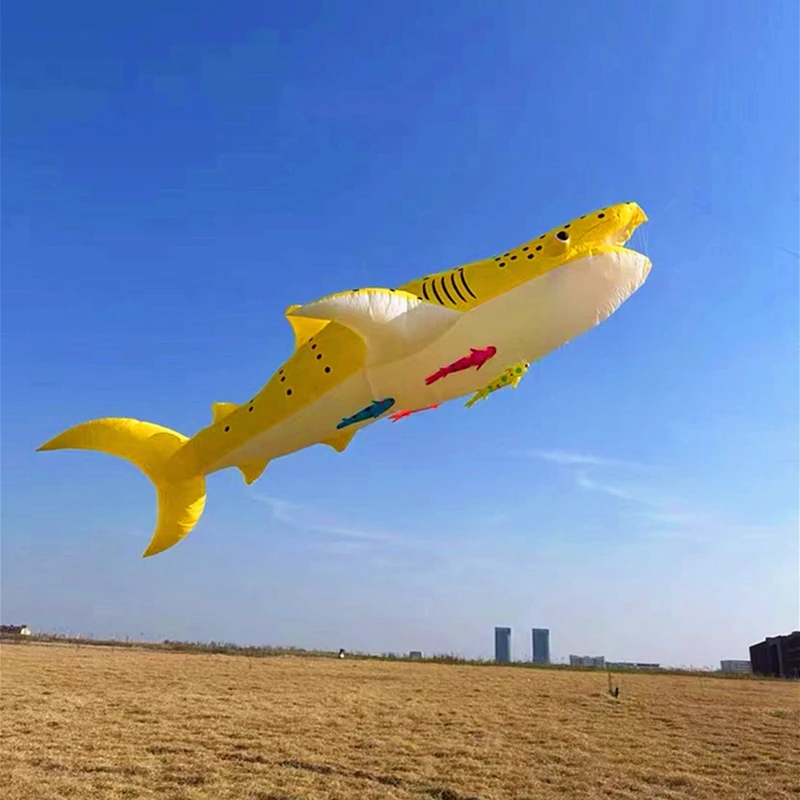 Shark ขนาดใหญ่ kites sting ray inflatable kite flying kites ของเล่นลม kites ขนาดใหญ่พิเศษ kite Camping ไฟฉาย cait สนุก