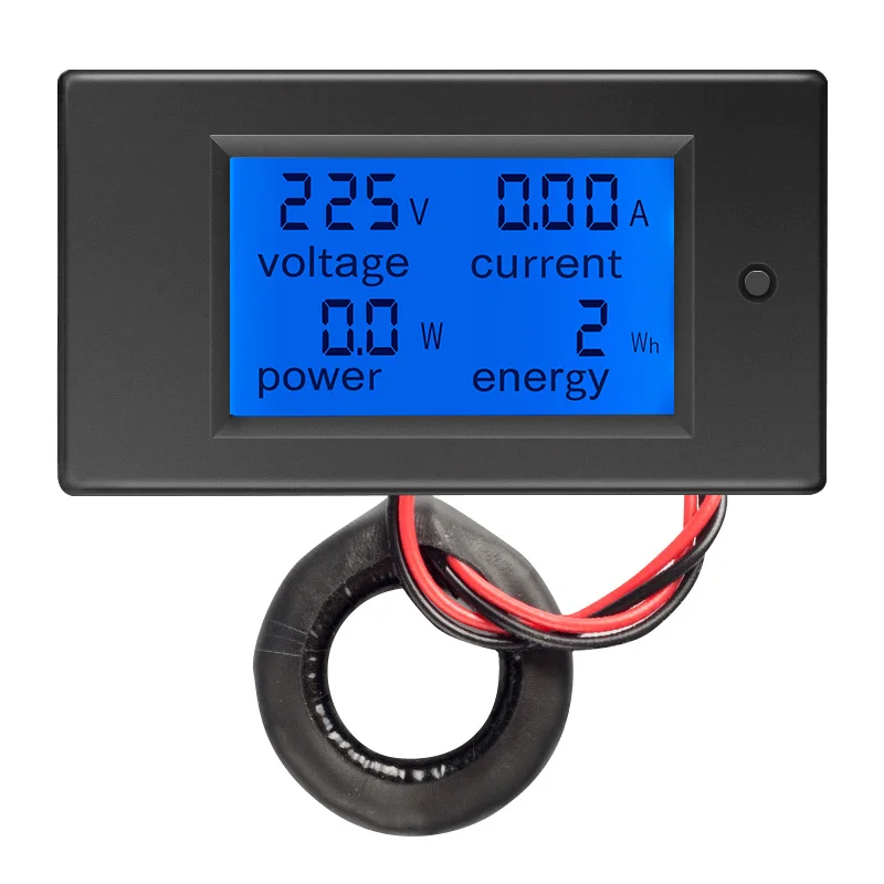 Picture 6: Peacefair PZEM-061 4in1 AC Single Phase Digital LCD Electric Energy Meter Panel Wattmeter Voltmeter Kwh Meter For Home With CT
