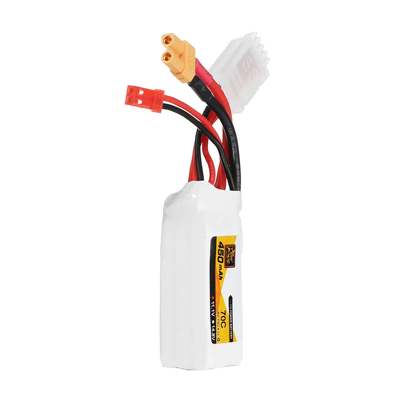 ZOP Power 11.1V 450mAh 70C 3S Lipo batteria JST XT30 spina per FPV Racing Multi rotore