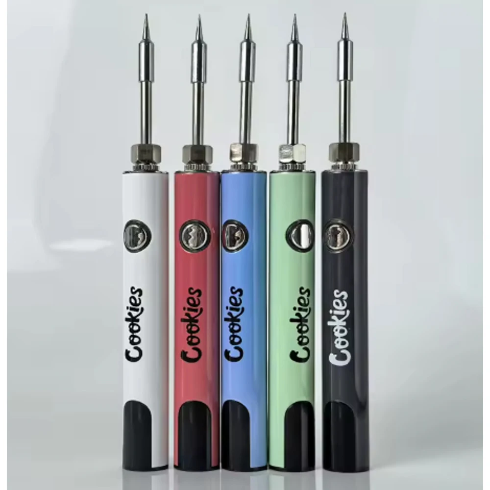 1pcs Electric Soldering Iron Cookies Prheat VV Battery 500mAh LCD Display 510 Thread Welding Tools Heating Pen
