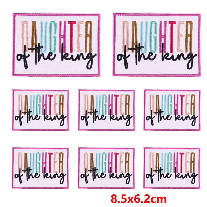 Wholesale 10PCS/Lot MAMA Cartoon Letter Patch Embroidered Patches For Clothing Western Cowboy Black Girl Patch Iron On Patches