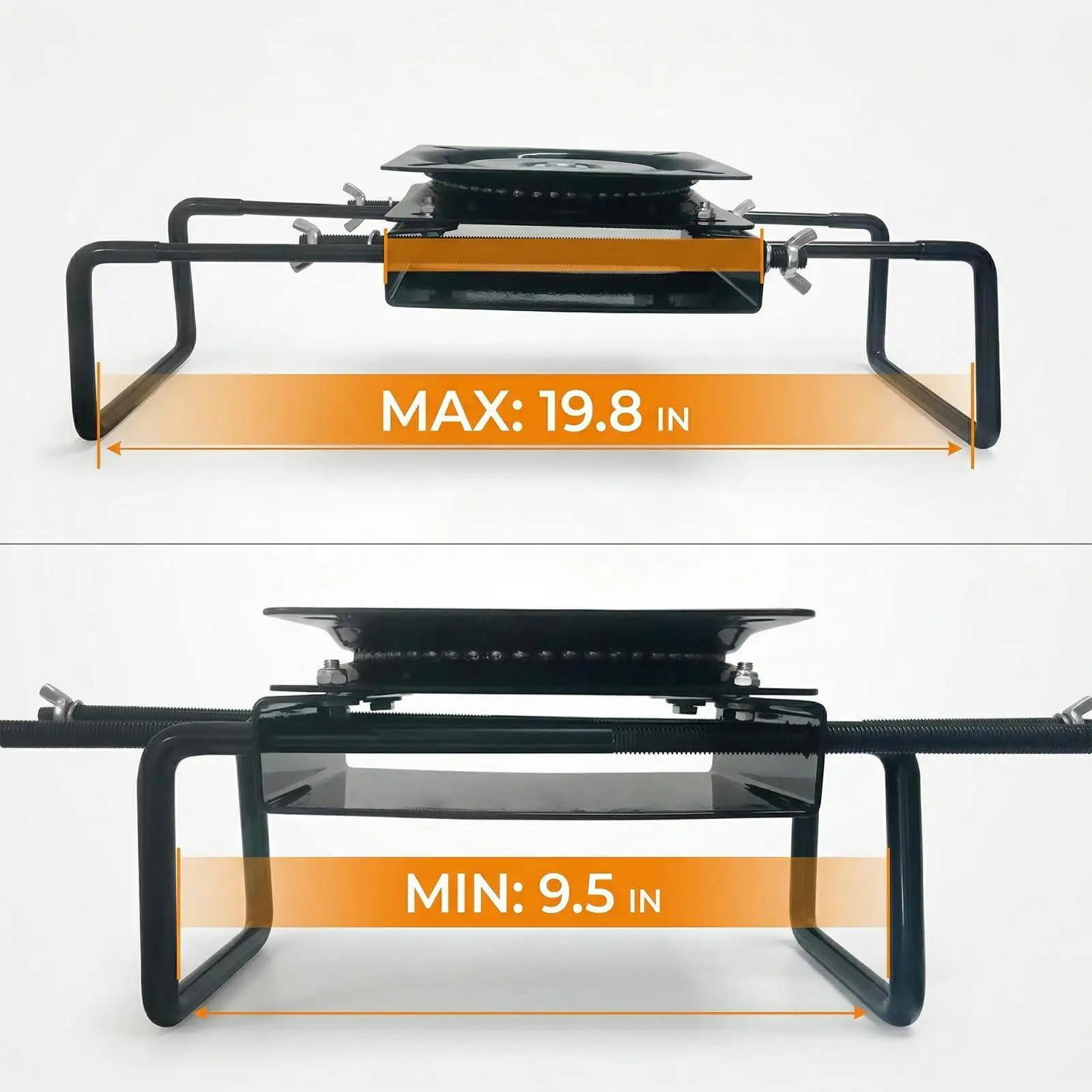 Comfort Fishing Boat Seat Pedestal Base Mount Smooth Rotation Hardware for Kayak Yacht Watercraft