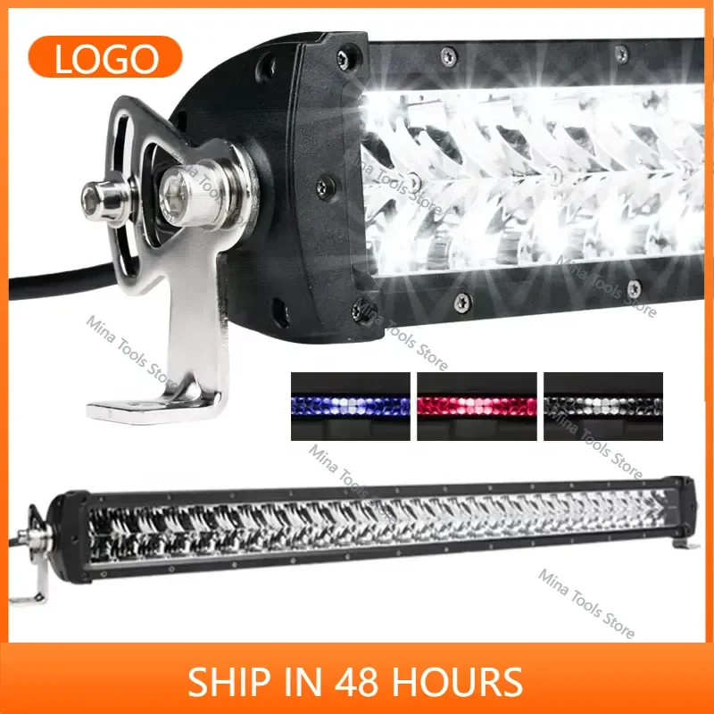Amber Light Led Bar Tuff Plus Ip69K Usa 12V 24V Led Strobe Light Bars Rgb Led Light Bar Offroad for Car Truck