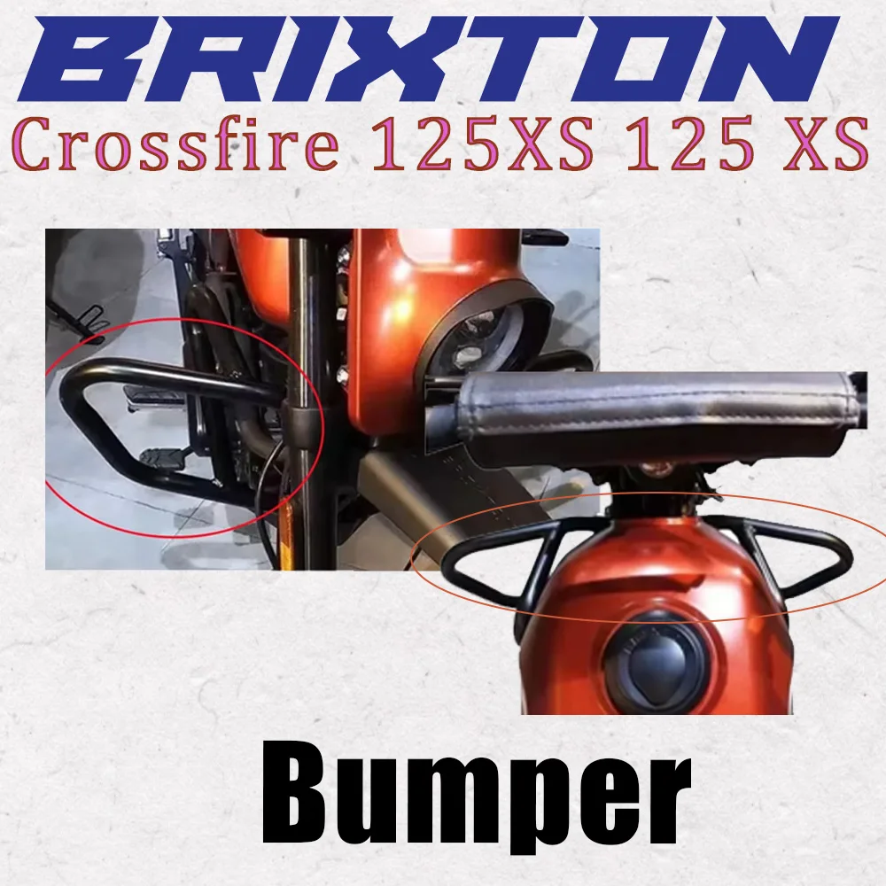 

New Motorcycle for Brixton Crossfire 125XS 125 XS Crash Bars Bumpers Tank Protector Cover Fit Crossfire XS 125