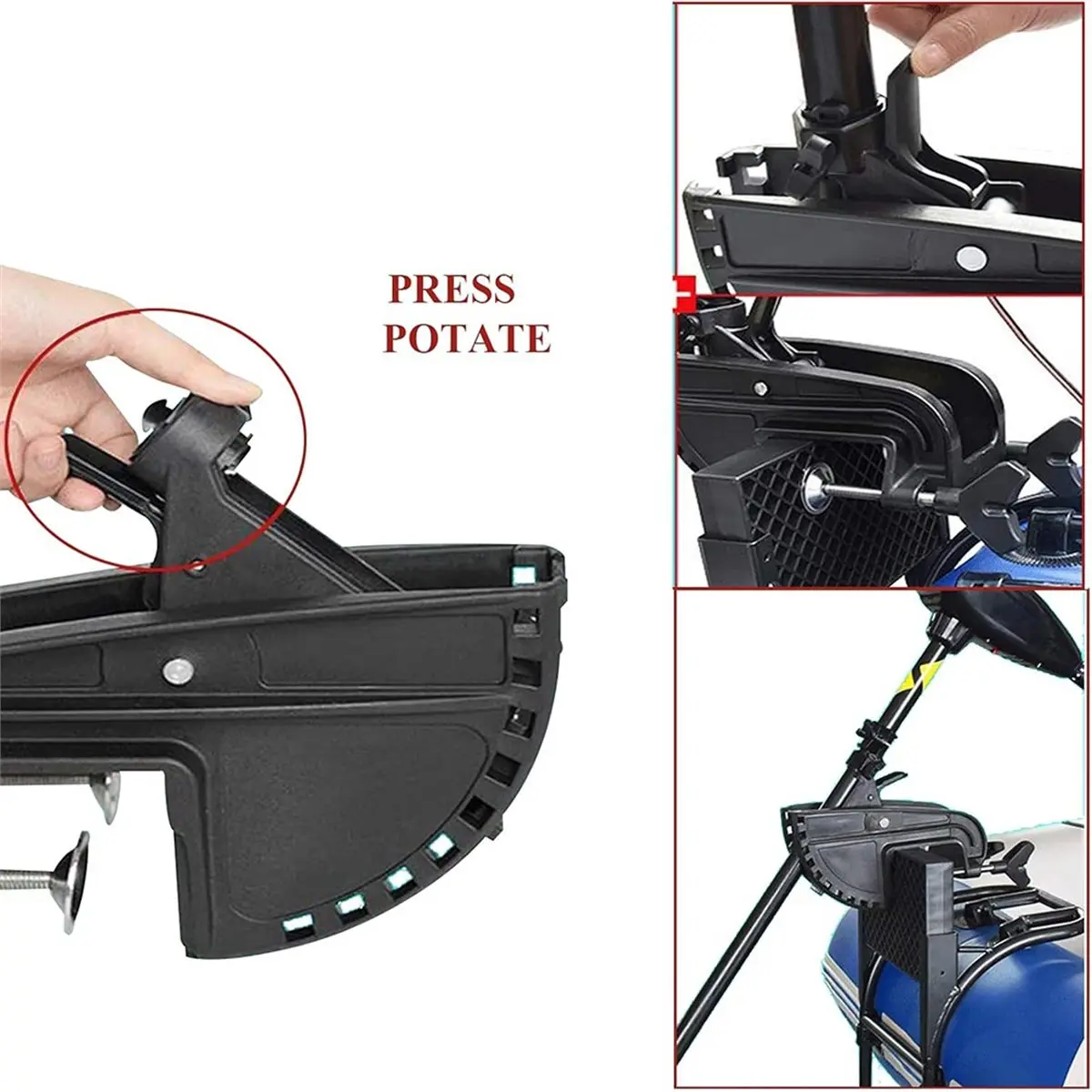 

НОВИНКА 2026: Кронштейн и шарнирный узел для электрического троллингового мотора, крепление для электрического подвесного мотора