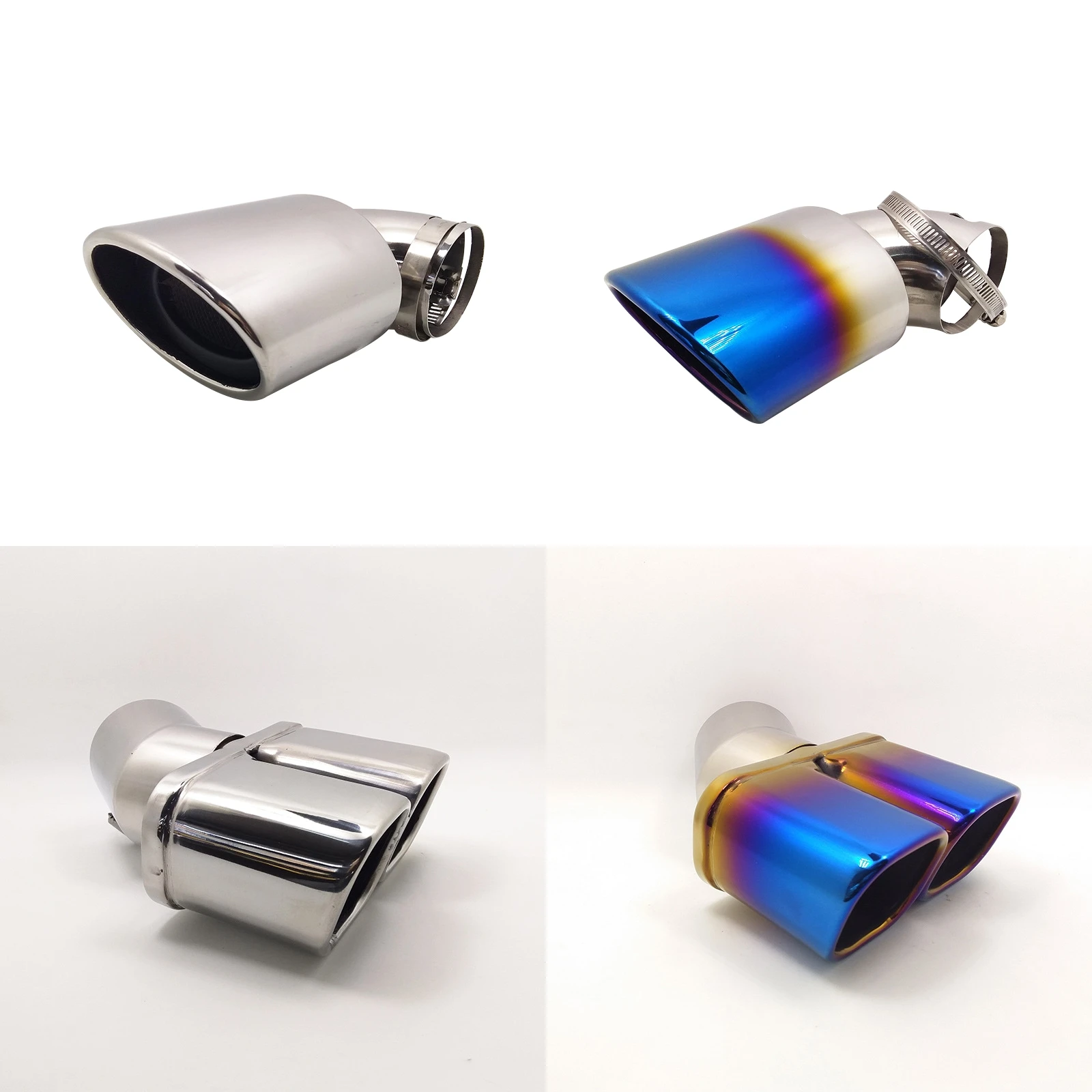 Car Exhaust Pipe For Nissan Qashqai Muffler Exterior End Tail Pipe Outlet Dedicate Exhaust Tip Tail Frame Accessories