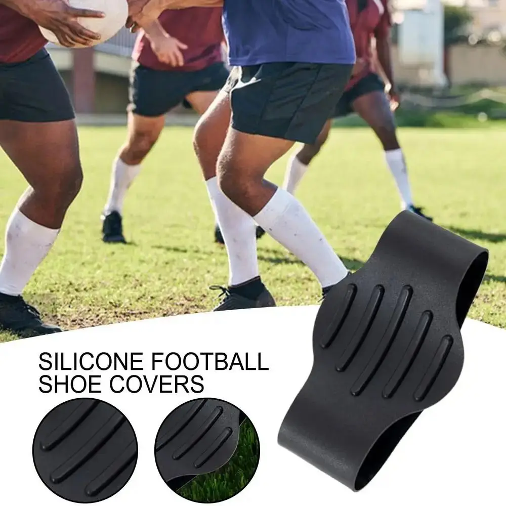 Tali Renda Sepak Bola Silikon Penutup Tetap Latihan Sepak Bola Penutup Renda Cleat Penutup Tali Sepatu Desain Pegangan Tinggi Elastis Penutup Wanita Pria