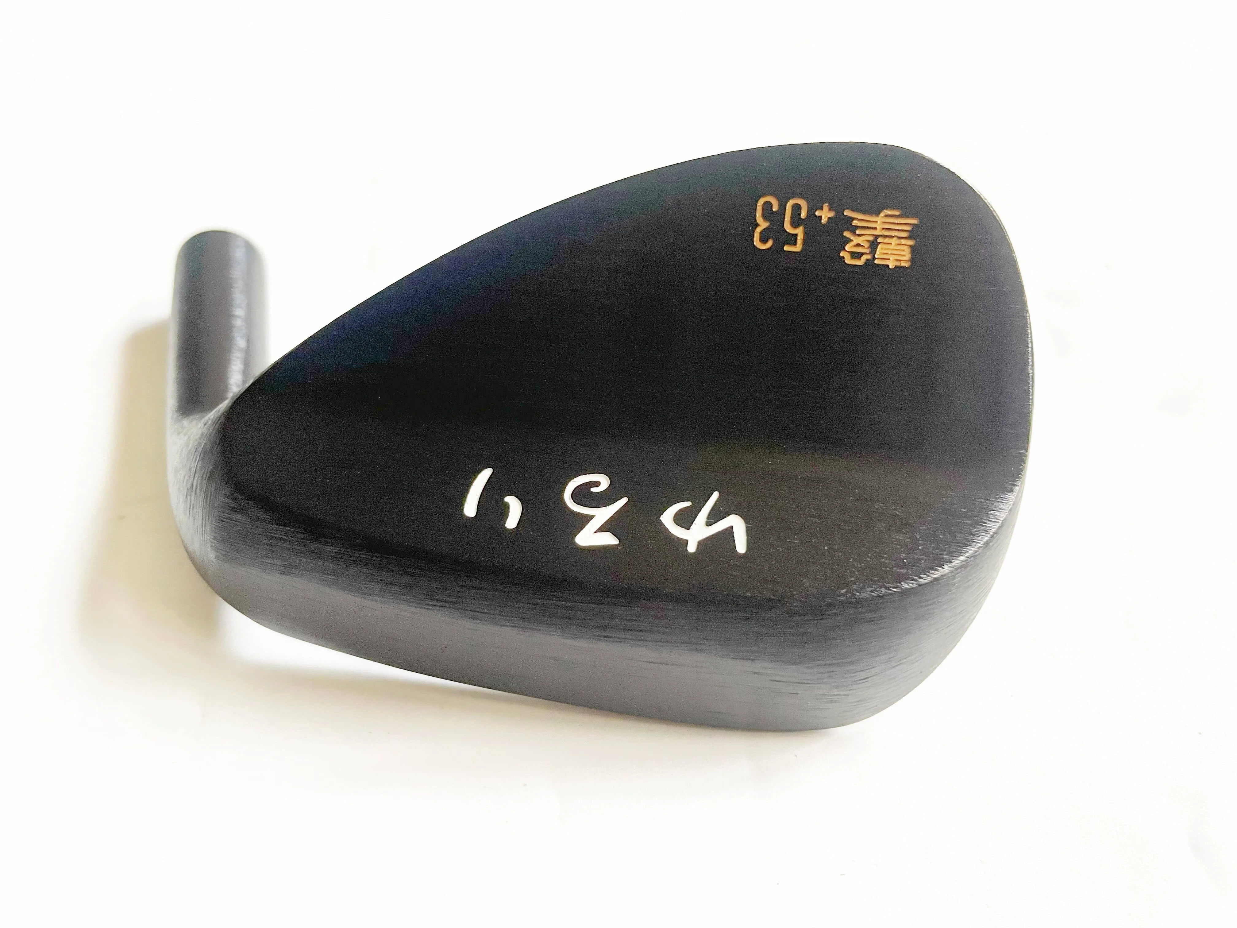 Golf Wedge Head Forged Carbon Steel Raw Gekku Wedge 49/53/57/61 Degrees Black Stained