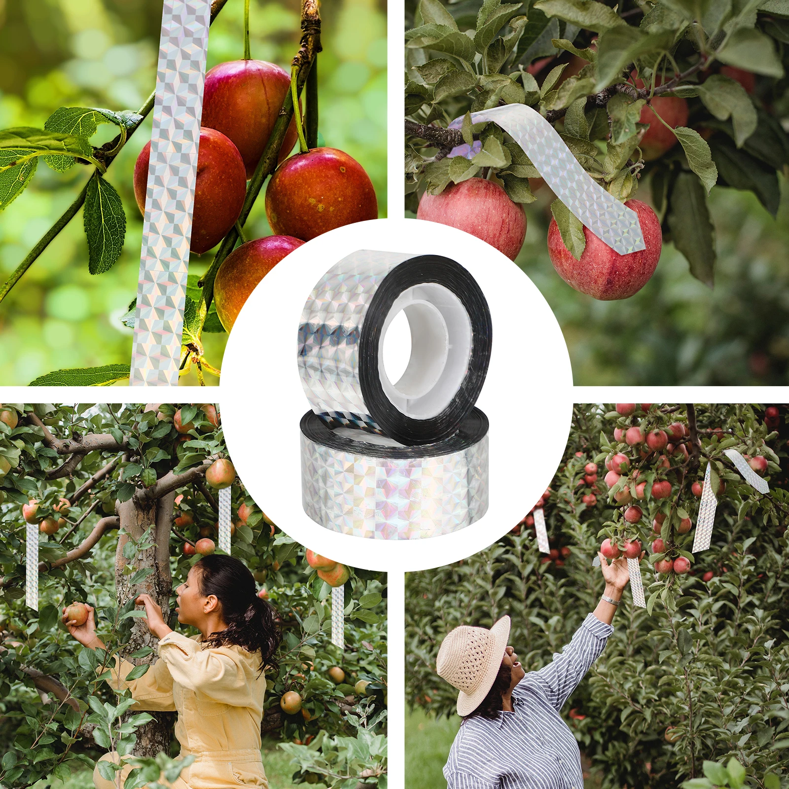 

Bird Repellent Ribbon Expeller Flash Repelling Tape Practical Device Devices Reflective