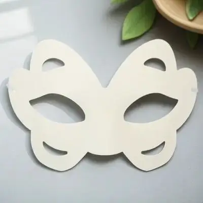 10 pezzi maschere fai da te vuote maschere di carta in maschera per la festa di Halloween cosplay bambini adulti decorazione artigianale maschera per feste