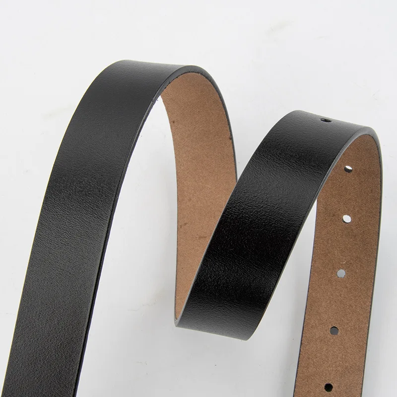 Fashionable genuine leather belt for women, alloy buckle versatile pants decorative belt