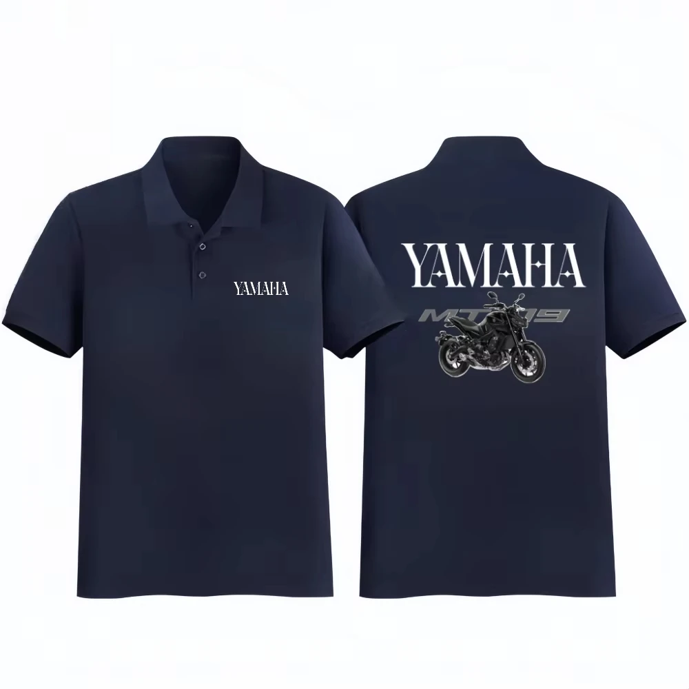

Yamaha 2025 racing suit printed business men's POLO shirt summer breathable short-sleeved loose shirt T-shirt