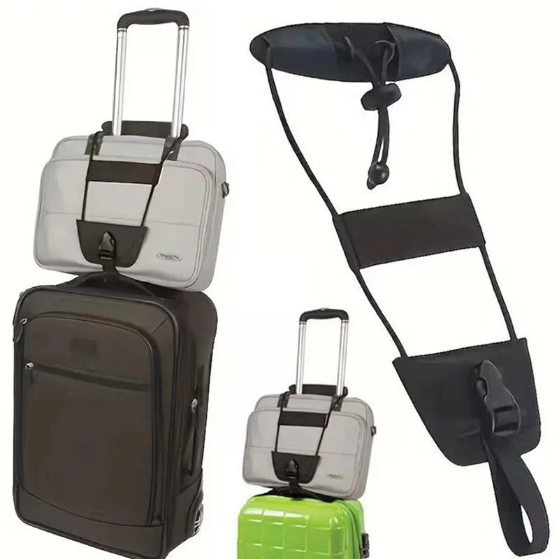 Elastic Luggage Strap Travel Bag Parts Suitcase Fixed Belt Bag Bungee Travel Belt for Suitcases Add A Bag