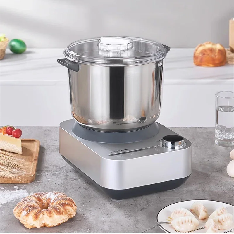 5.5L 8L خلاط العجين الكهربائي العجن آلة تخمير الدقيق التلقائي خلاط طعام من الفولاذ المقاوم للصدأ
