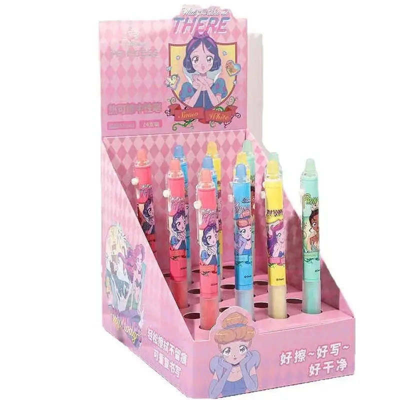 4/24 قطعة قلم جل الأميرة كتابة الطالب 0.5 قابل للمسح أزرق لطيف توقيع الصحافة القلم اللوازم المكتبية القرطاسية الهدايا #5