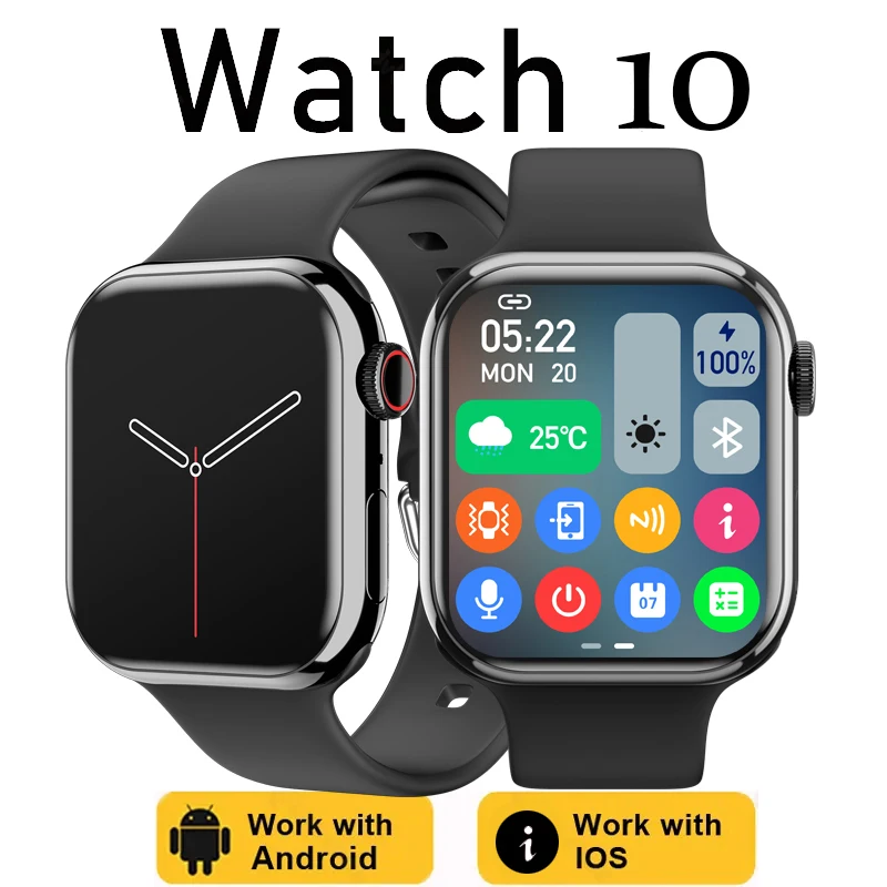 Novo para xiaomi watch10 série gps relógio inteligente masculino sempre exibir temperatura corporal bt chamada nfc feminino relógio inteligente para ios android