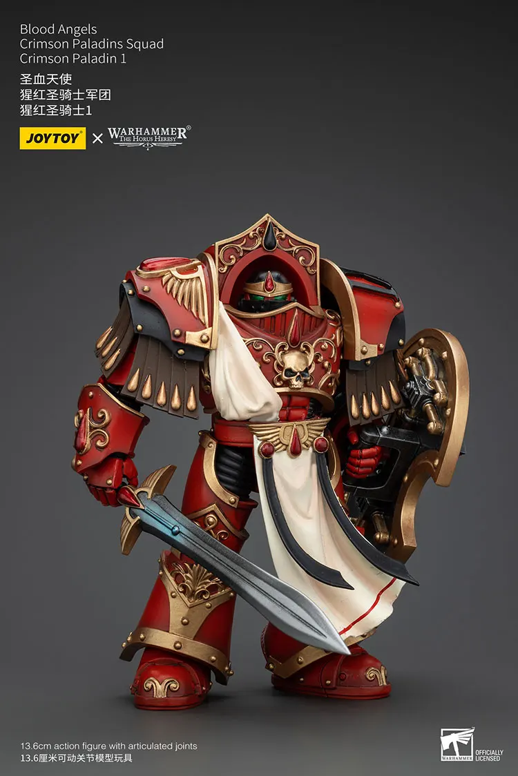 

JOYTOY Warhammer "The Horus Heresy" Blood Angels Crimson Paladins Squad Crimson Paladin 1 Action Figures Doll Decoration Gift