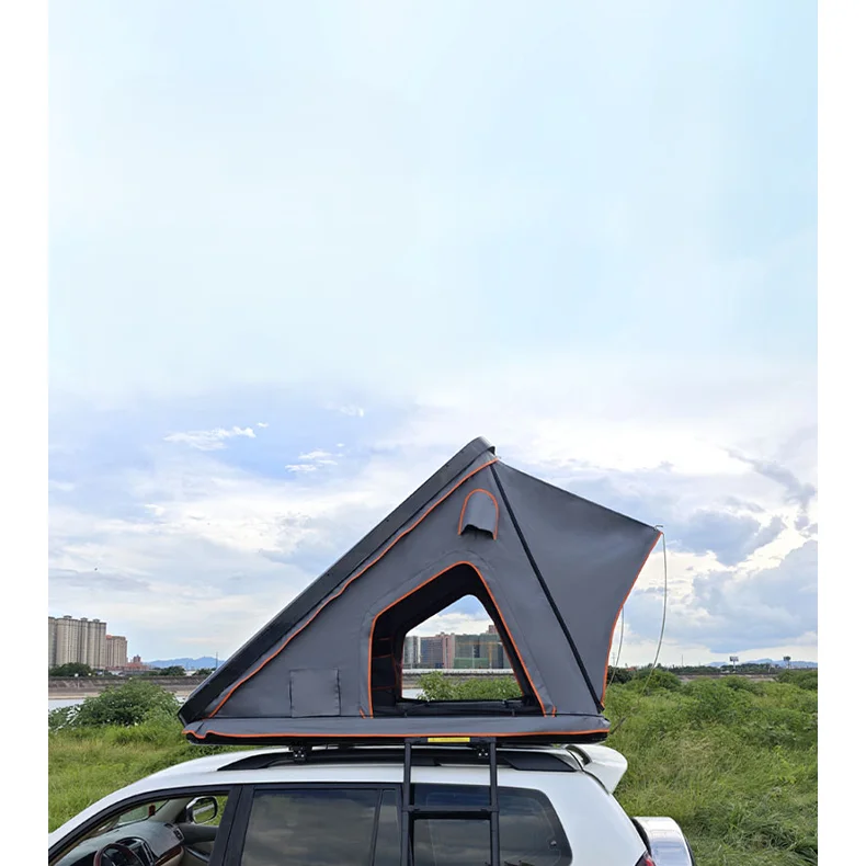 ！@Fully Automatic Hydraulic Roof Tent Summer Outdoor Aluminum Alloy Car Tent for Self-Driving Camping Oxford Fabric