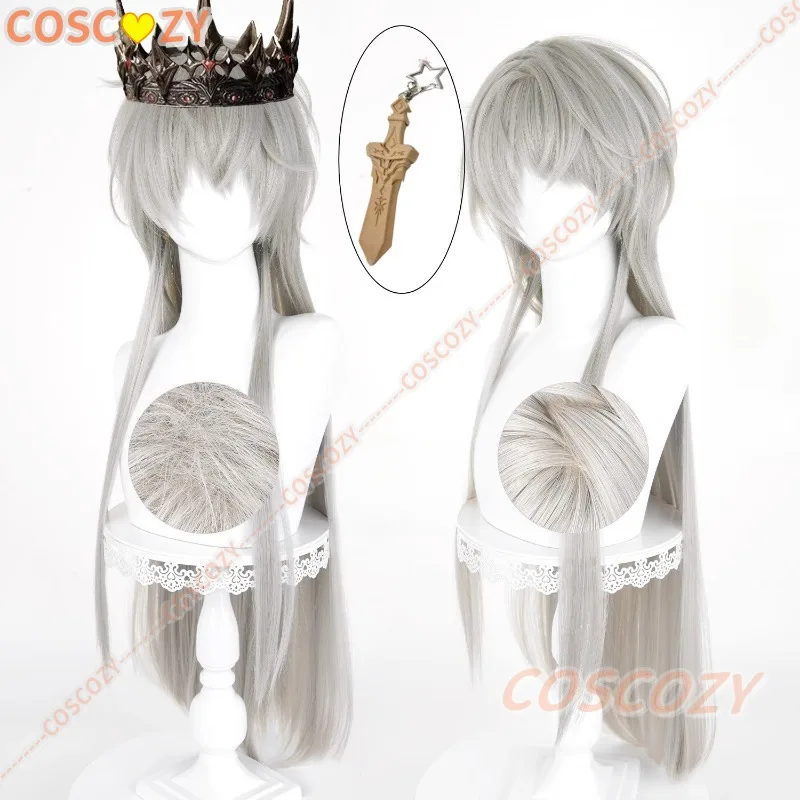 Love and Deepspace Xavier Cosplay Wig Game Nightvow Mooncurse Xavier King Crown Fallen Crown Prop Halloween Carnival Party Props