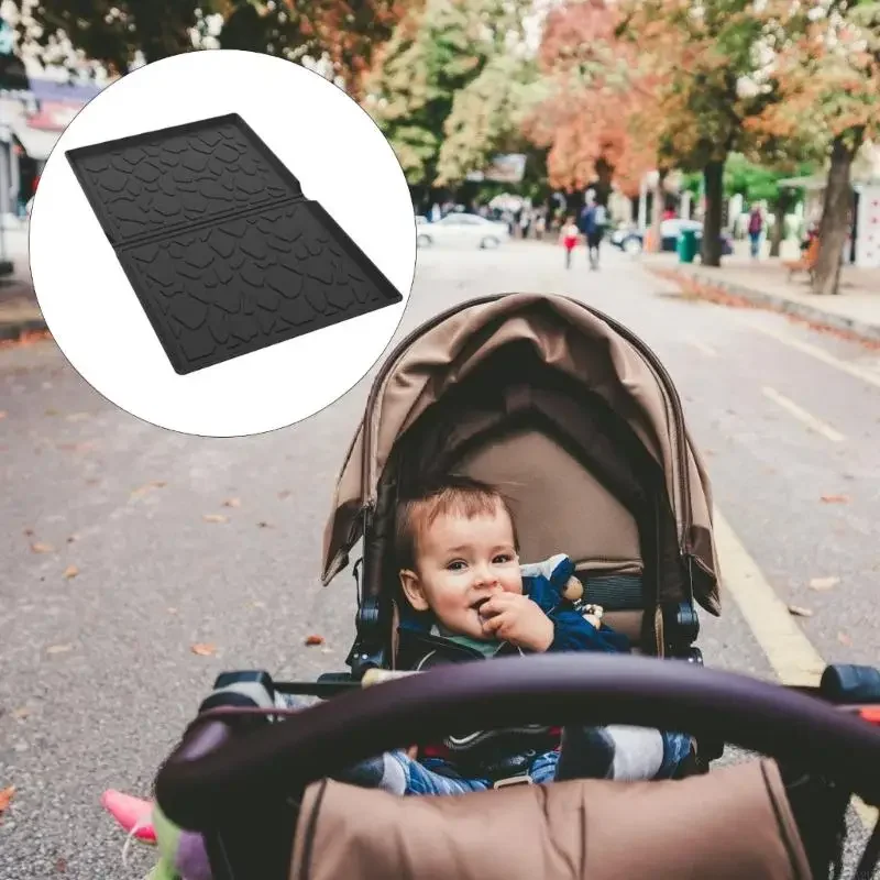 สุขอนามัยซิลิโคนรถเข็นเด็กที่นั่ง Pad กันน้ำ Anti Stain เบาะน้ำหนักเบา Breathable Pram สำหรับ Wagon W2/W4 15UB